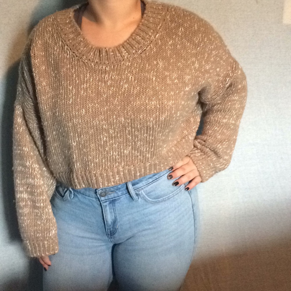 Cropped sweater
